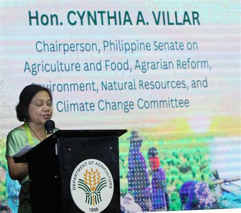 bureau of soils and water management director|Senator Cynthia Villar and the Bureau of Soils and Water .
